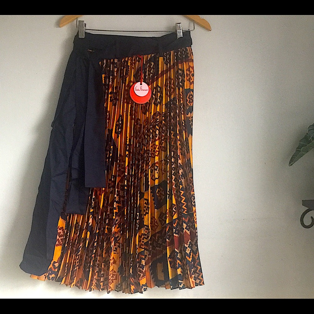 ANTHROPOLOGIE Eva Franco Pleated Cargo Skirt - Picture 7 of 12